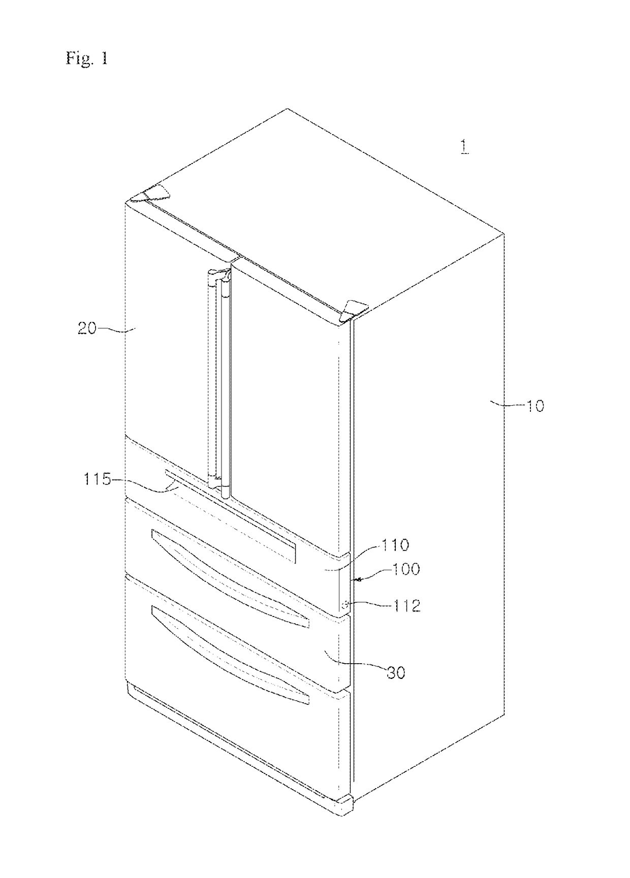 Refrigerator with wine storage chamber