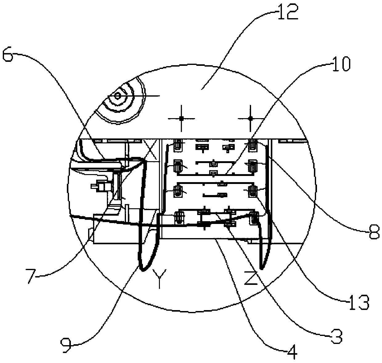 Wiring assembly for clothes treatment equipment and clothes treatment equipment