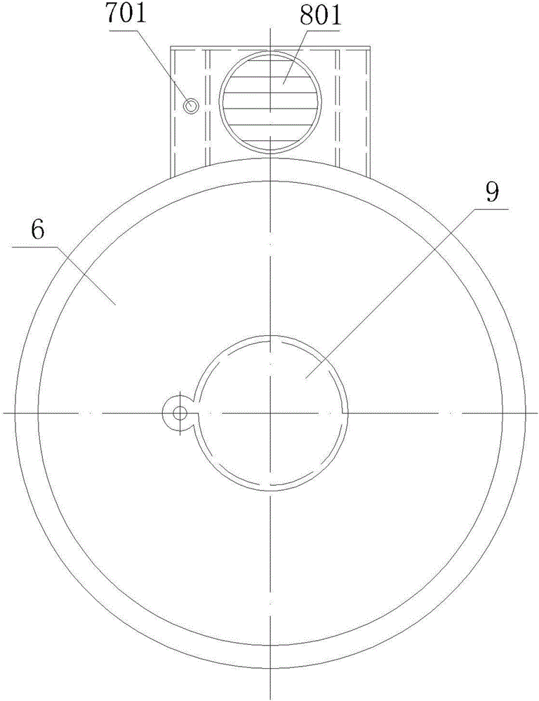 Top blowing and lower combustion type boiler