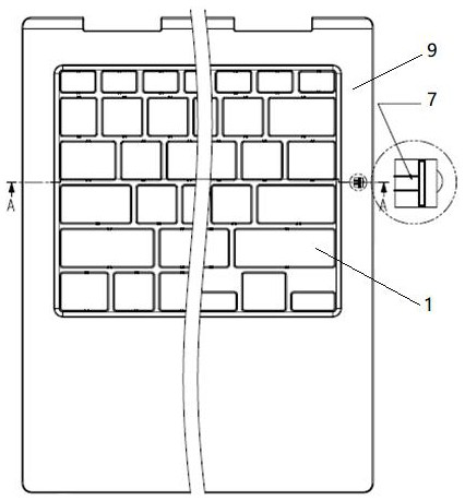 Keyboard assembly, computer keyboard and notebook computer