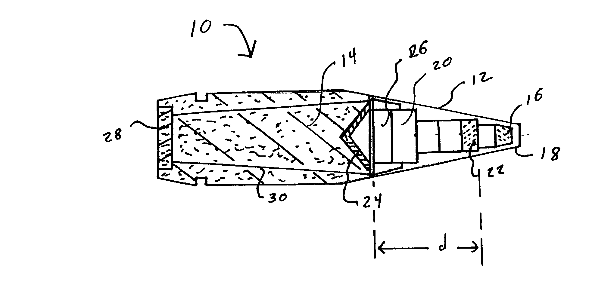 Medium caliber high explosive dual-purpose projectile with dual function fuze