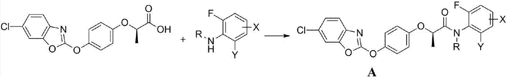 N-[(dihydrobenzofuran-7-yloxyl)alkyl]-2-aryloxy amide derivatives