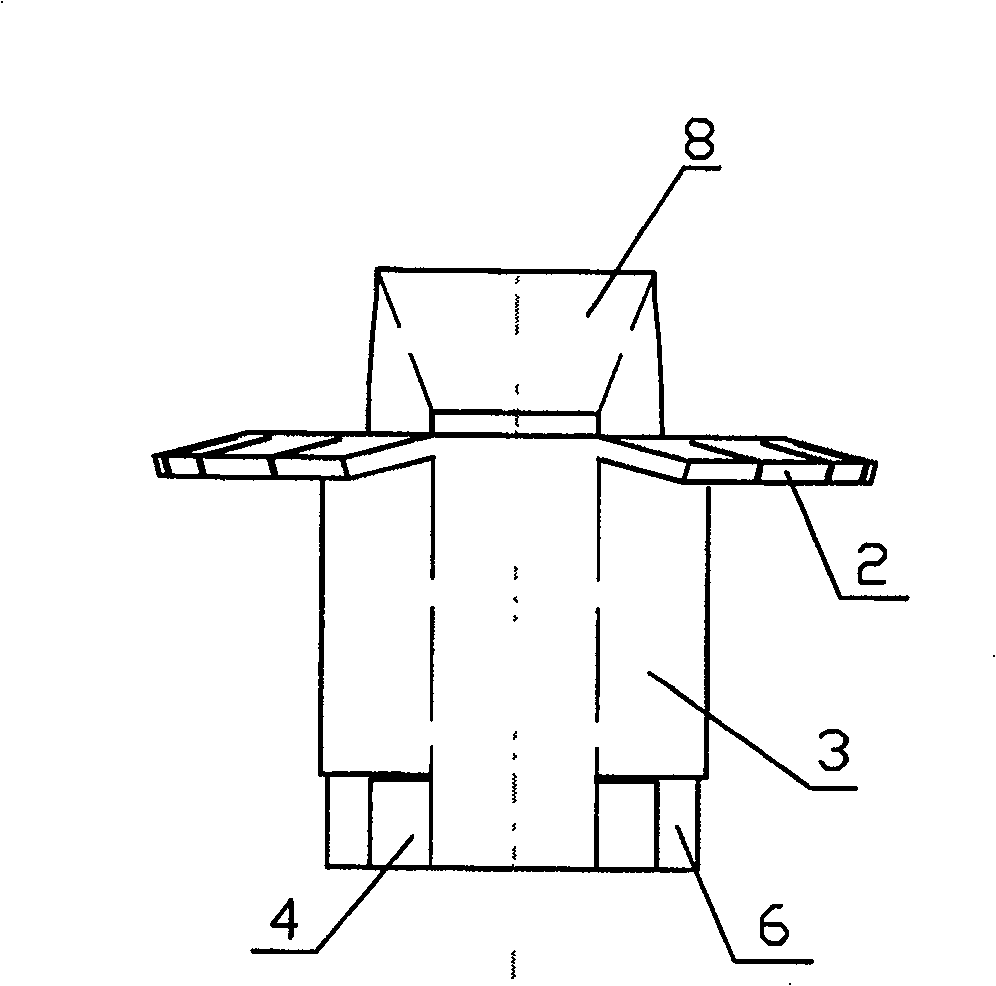 Gas-liquid parallel current guide floating valve