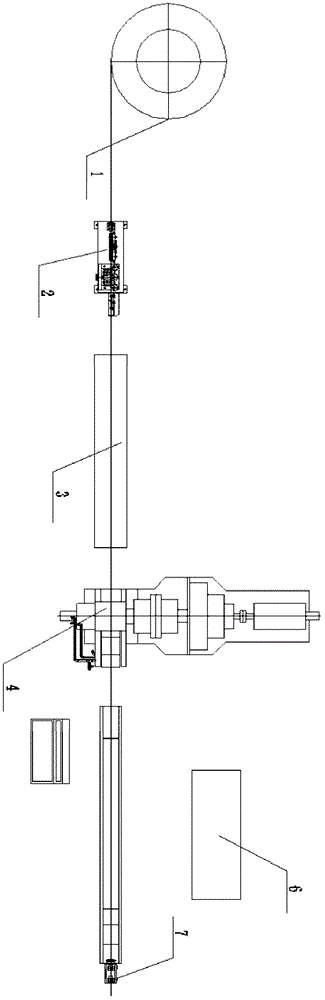 Continuous extrusion method and equipment for lead brass