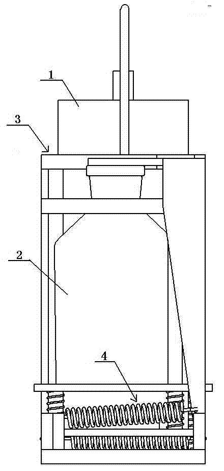 In-situ water collecting device and method for underwater oil water sample