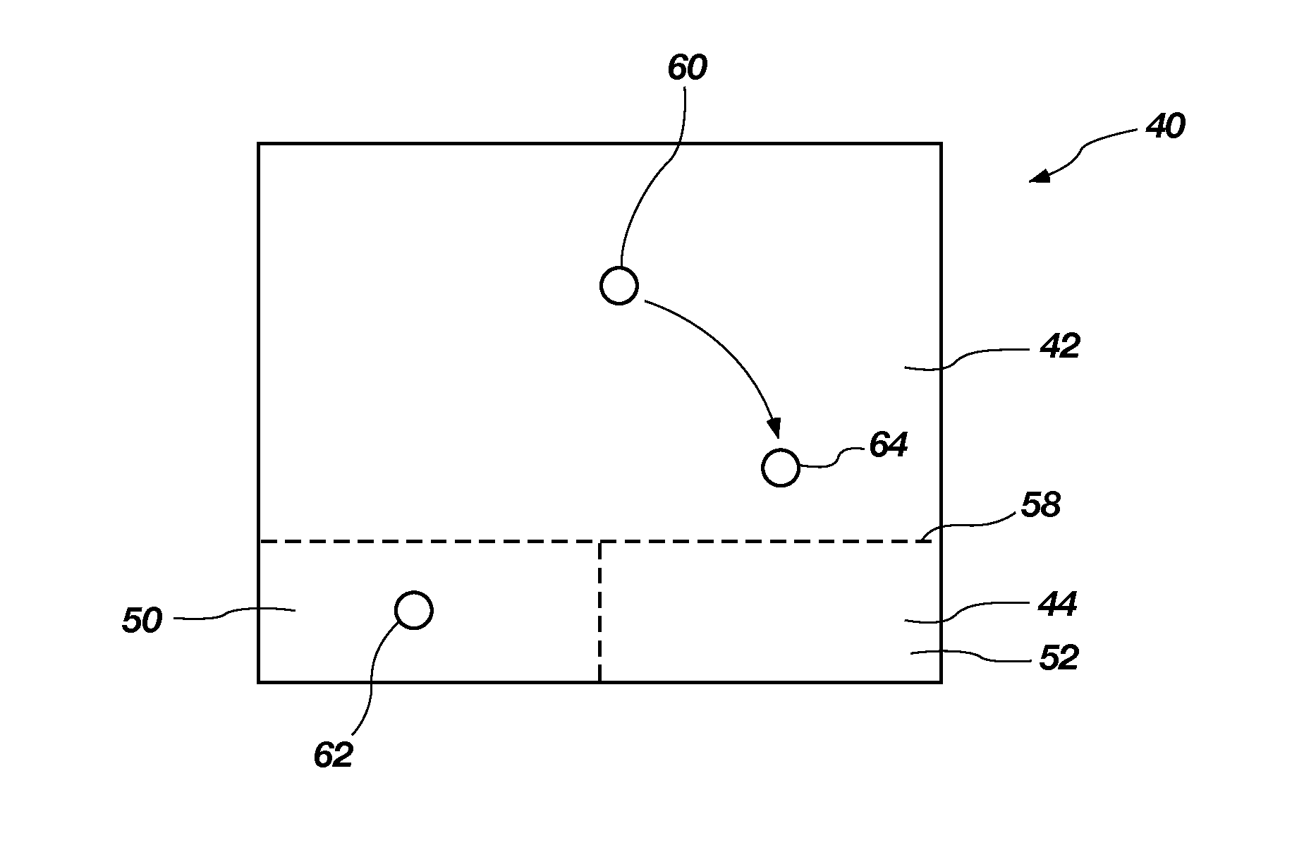 Capacitive touchpad capable of operating in a single surface tracking mode and a button mode with reduced surface tracking capability