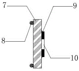 A frame column edge protection angle steel installation correction tool and manufacturing method thereof