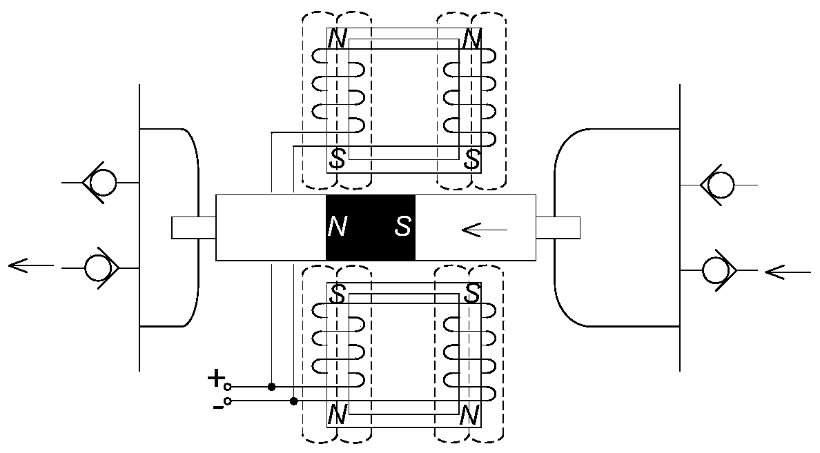 A reciprocating air pump and its control method