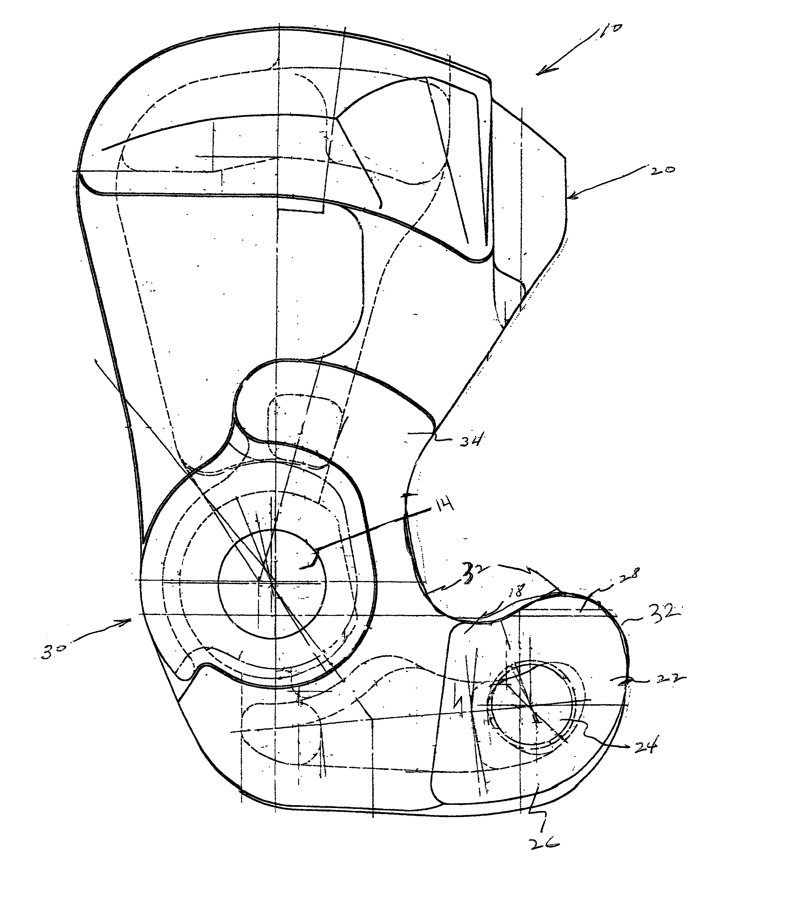 Railway car coupler knuckle having improved bearing surface