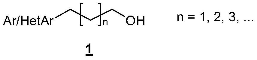 Process for the preparation of aryl alcohols and heteroaryl alcohols