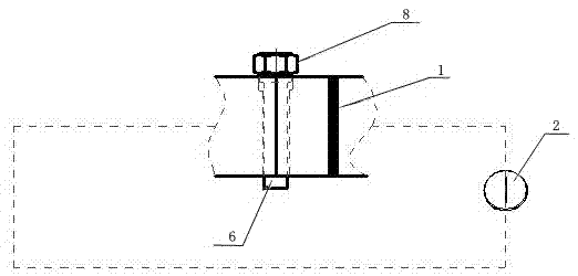Self-locking nut anchoring force opening shrinking method and device
