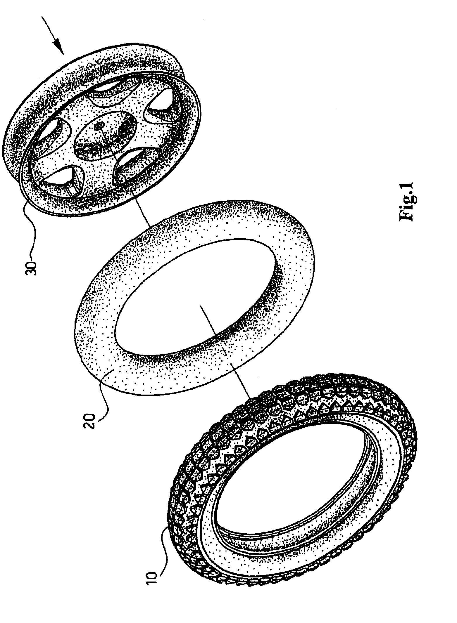 Non-inflatable tire and manufacture method thereof