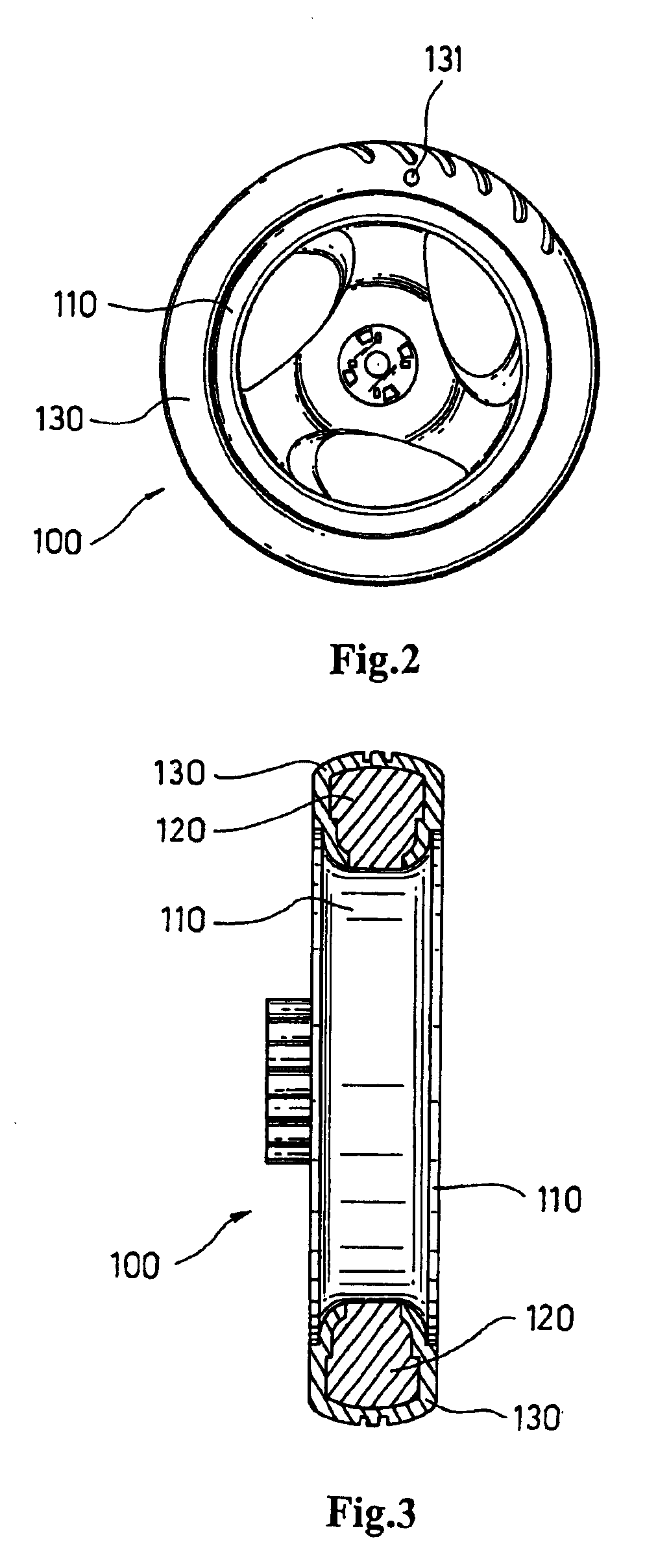 Non-inflatable tire and manufacture method thereof