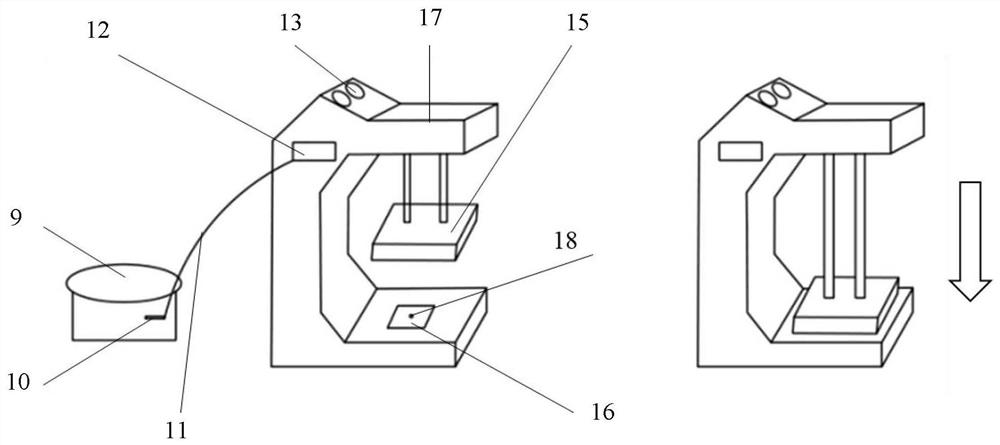 A self-rolling blood vessel stent forming system and forming method