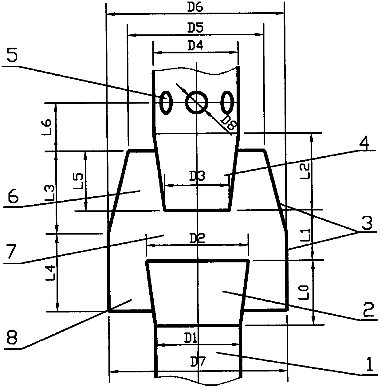 Novel connecting mode and component between rough rotator and top rotator in FCC disengager