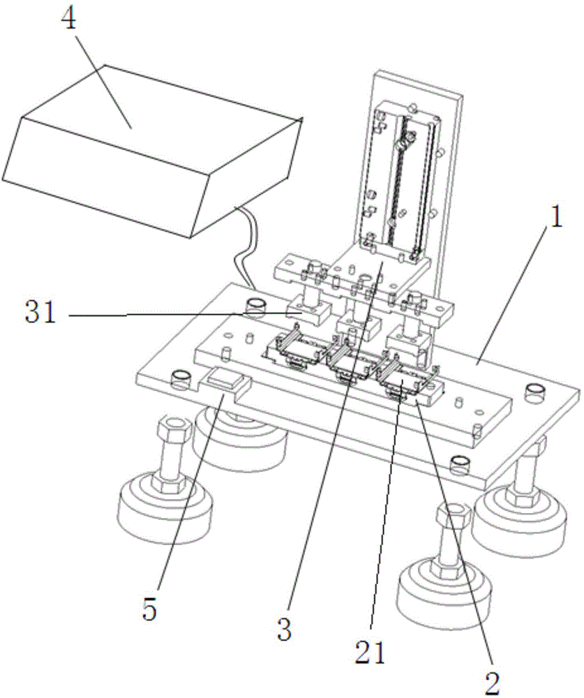 Polarizer push fixture and work mode thereof