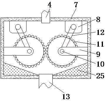 Pet feeding device with crushing function