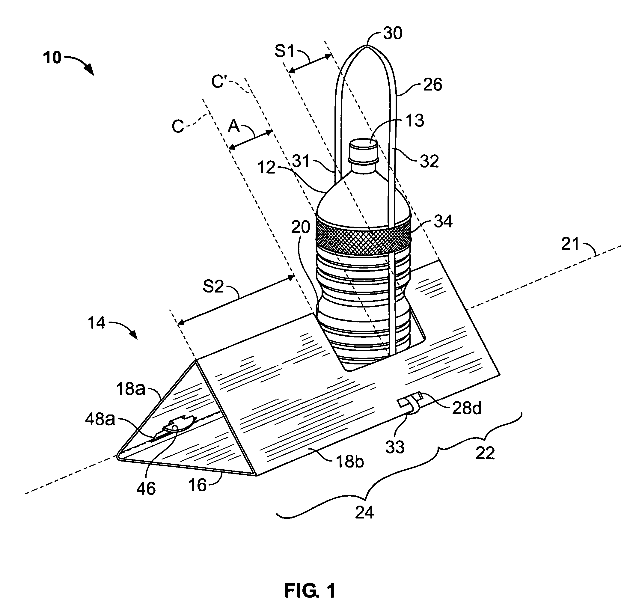 Delivery device for mineral water bottle counter charges