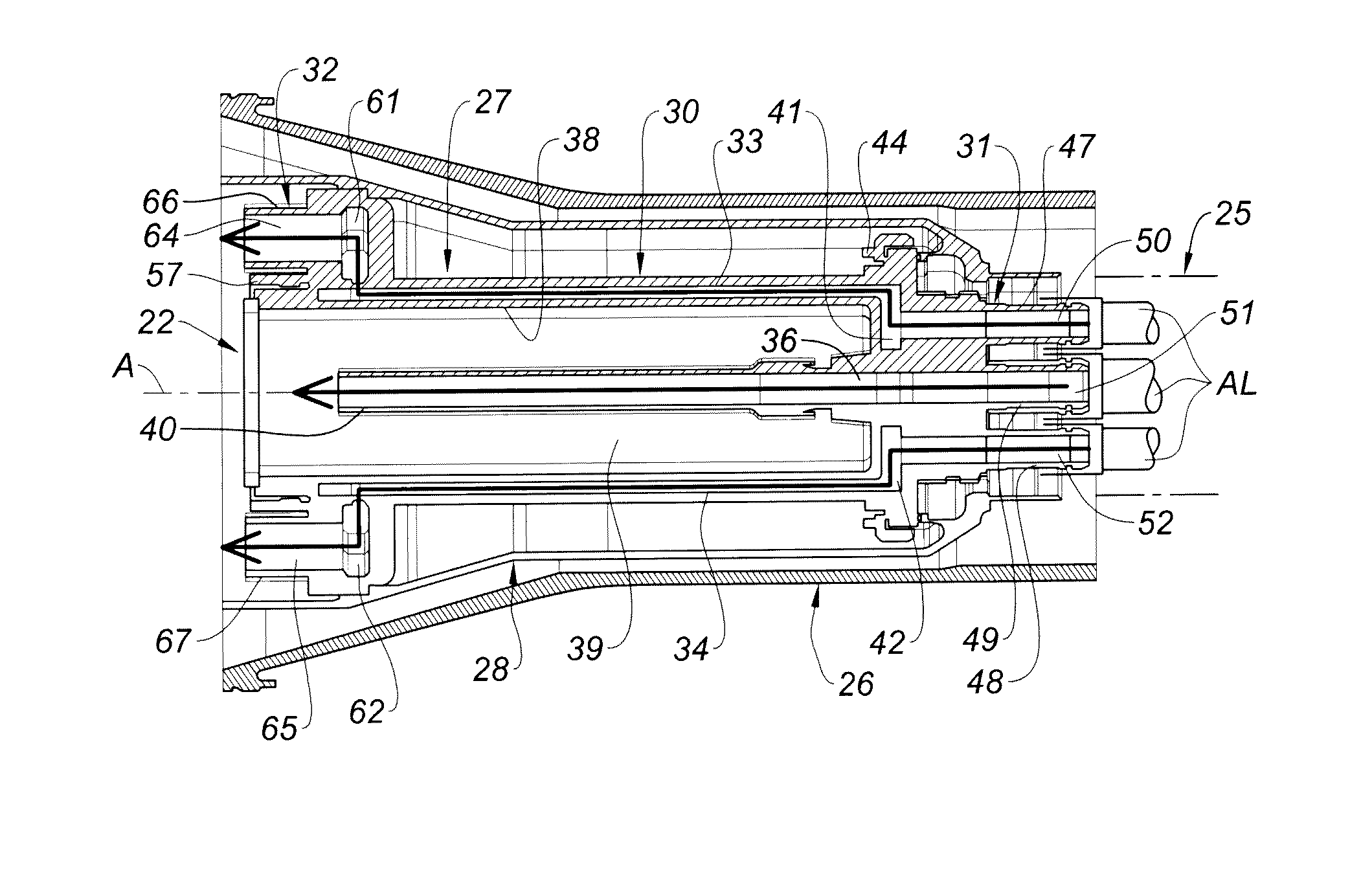 Device for the blind coupling of fluidic, electrical or similar supplies, to a receiving control mechanism