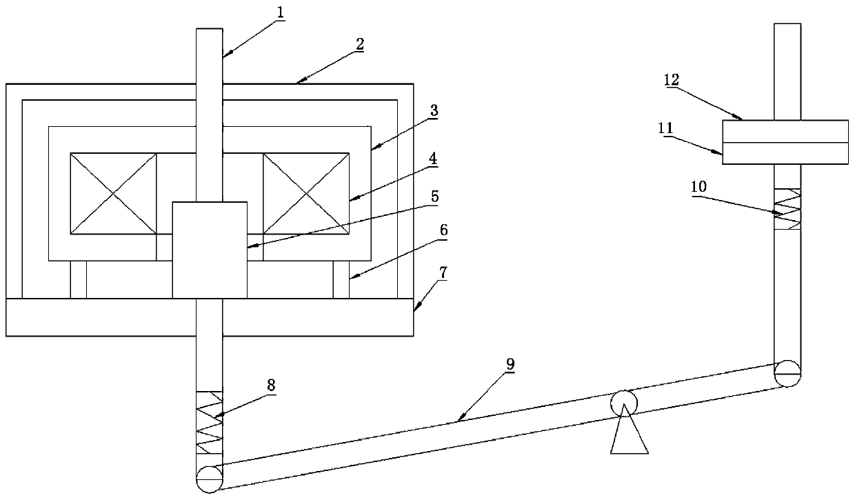 Circuit breaker single-coil permanent magnet operating mechanism
