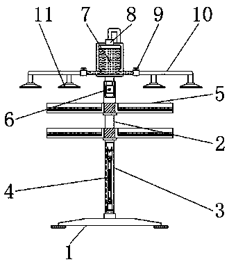 Pitaya supporting device with convenience in irrigating and picking pitaya
