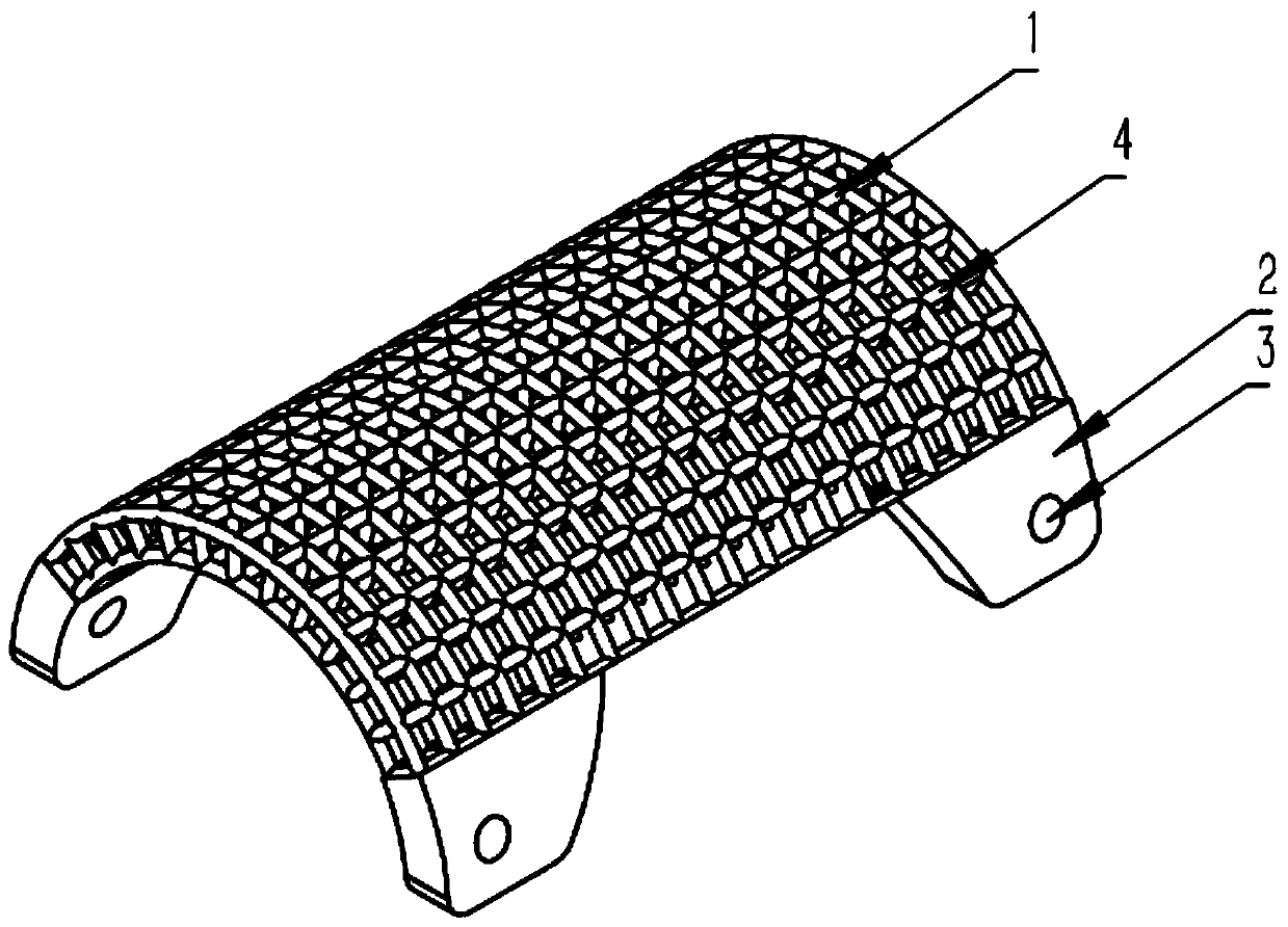 Degradable porous iron-based bone fracture plate and additive manufacturing method thereof