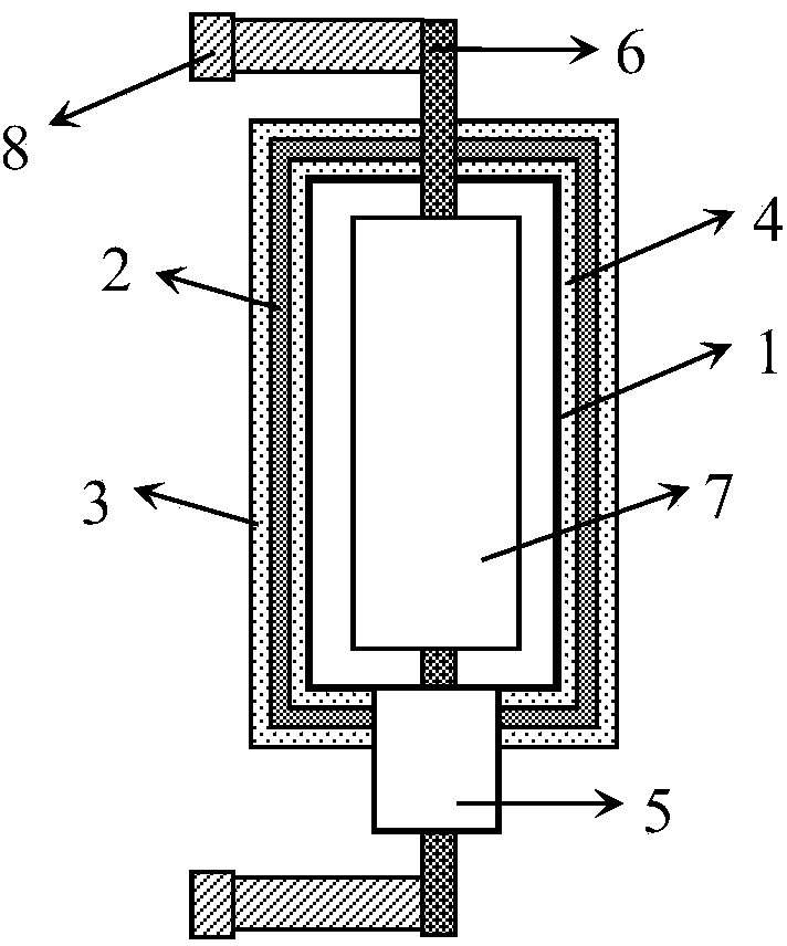 Device for guaranteeing normal operation of sacrificial anode