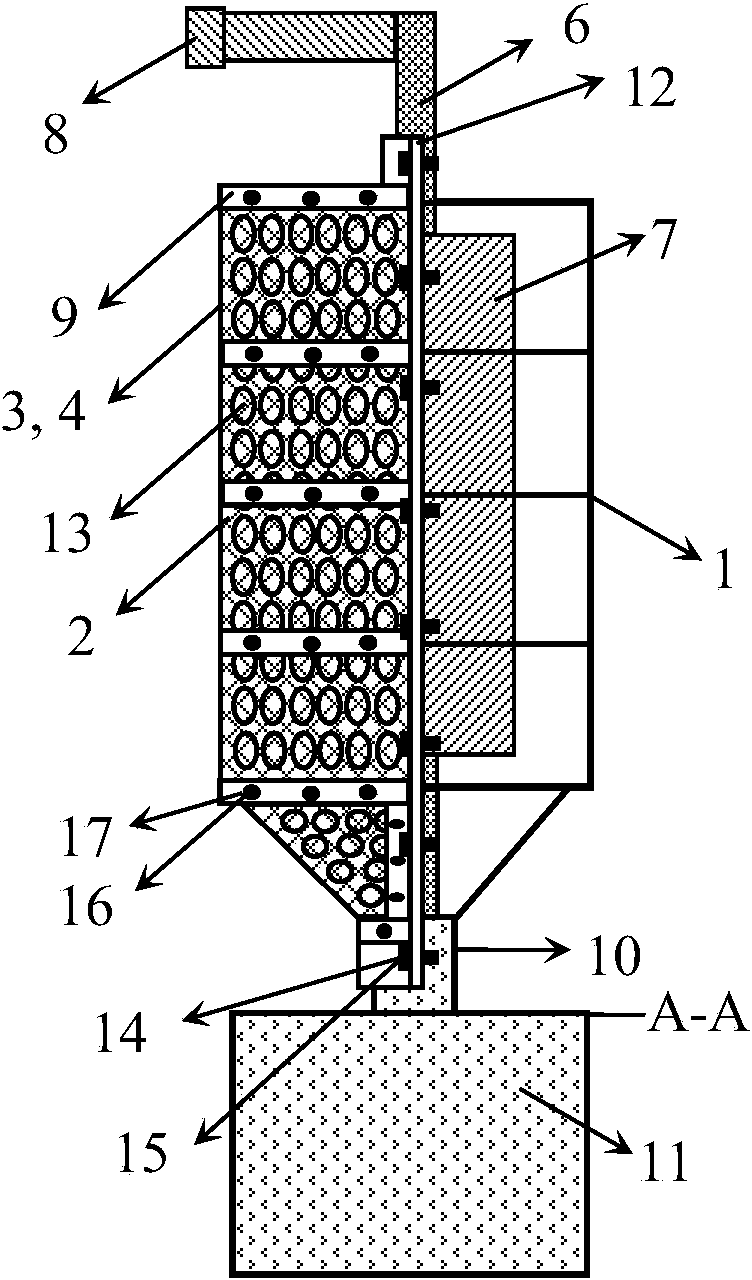 Device for guaranteeing normal operation of sacrificial anode