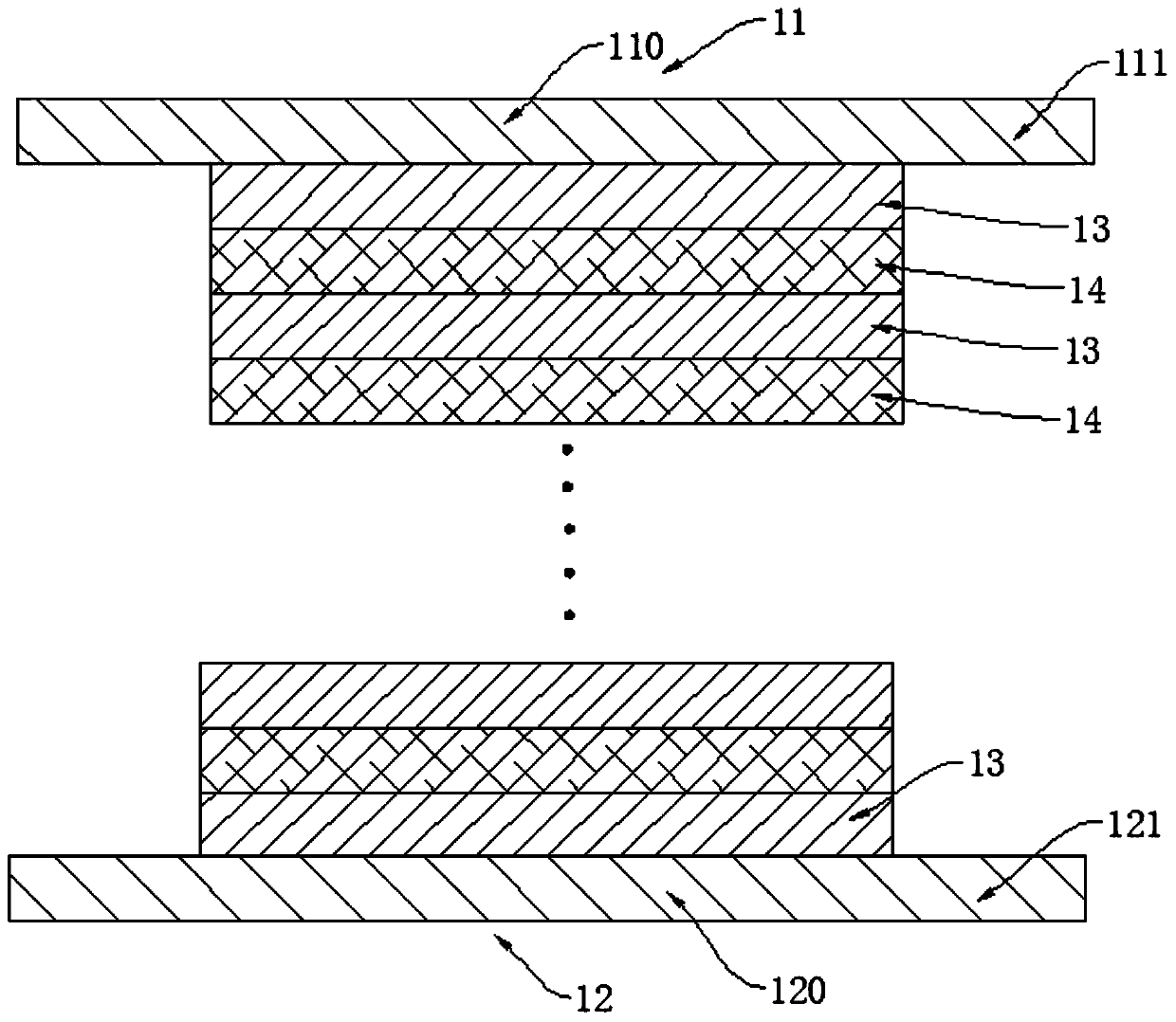 Carbon fiber composite structural member with multilayer structure, and preparation method thereof