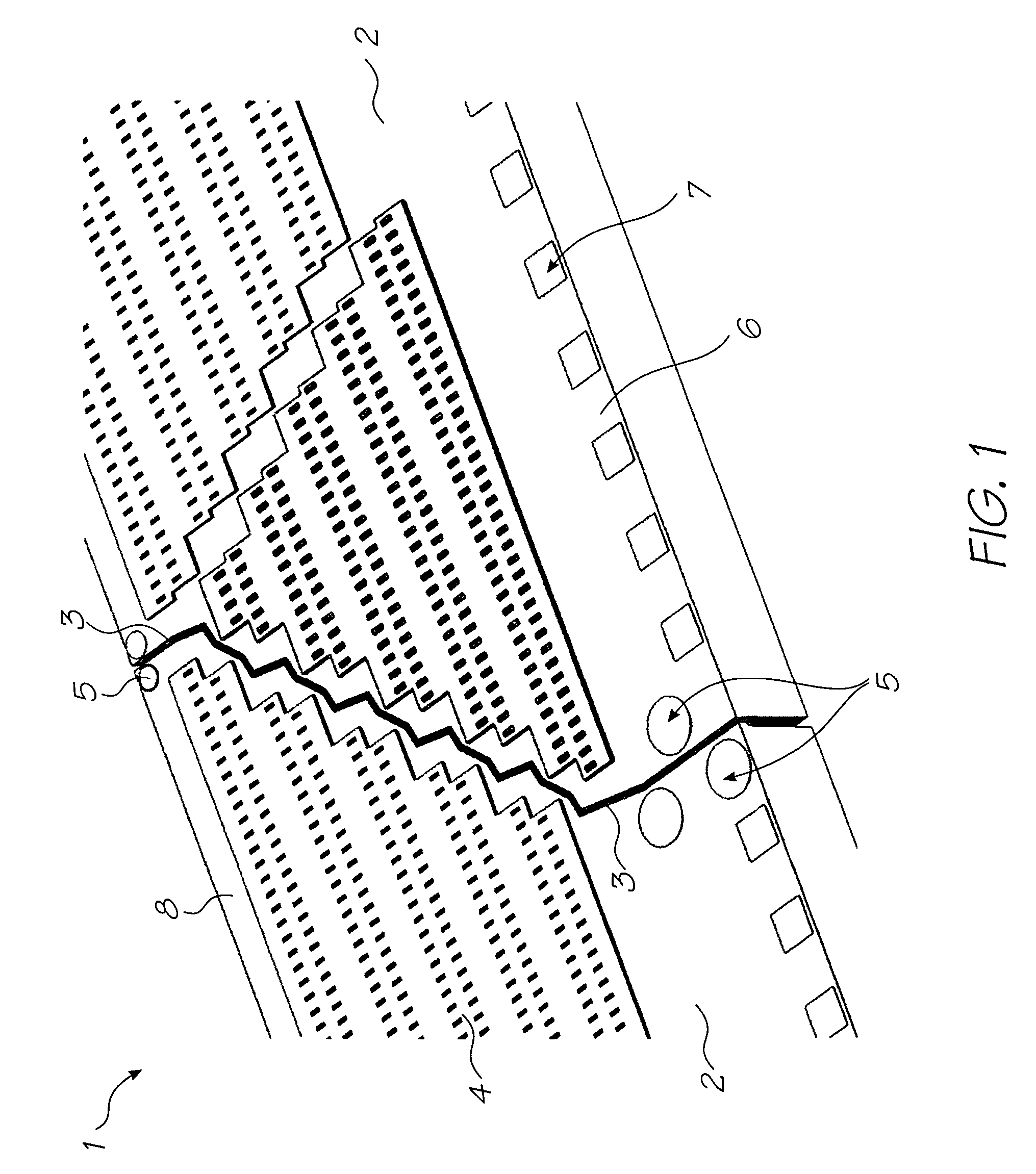 Printhead maintenance assembly with film transport of ink