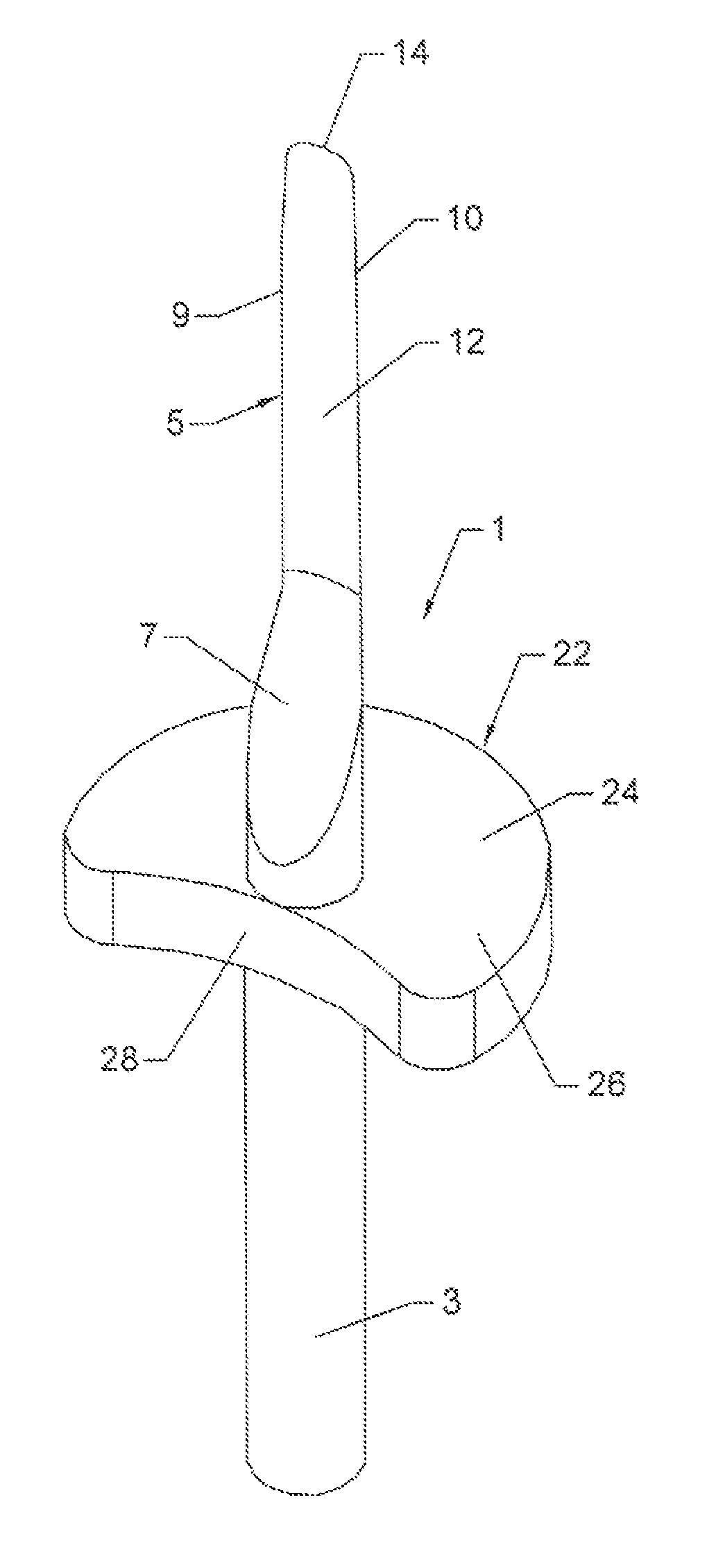 Oscillating blade for cutting periodontal ligaments and luxating tooth roots