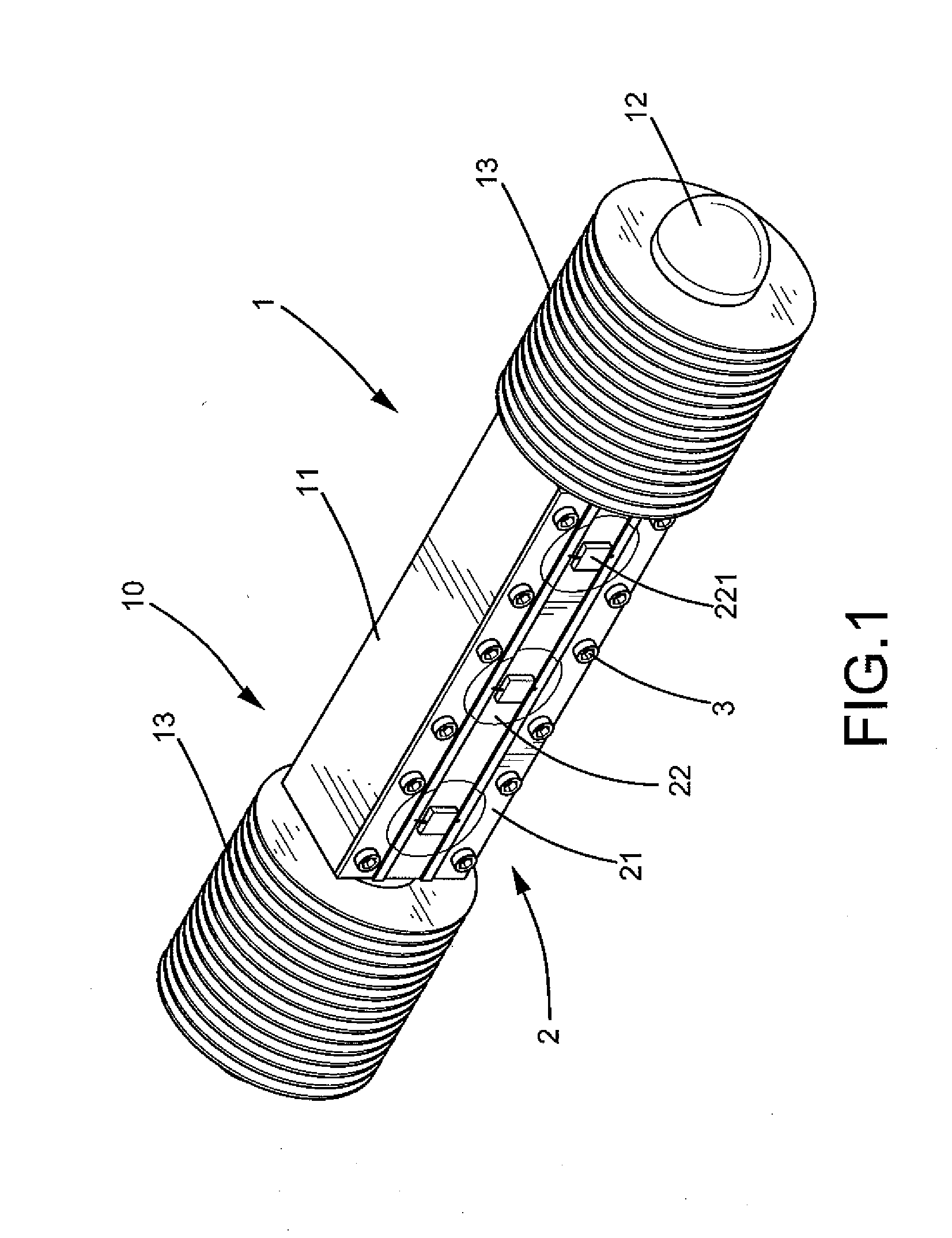 Light-Emitting Diode Module with Heat Dissipating Structure