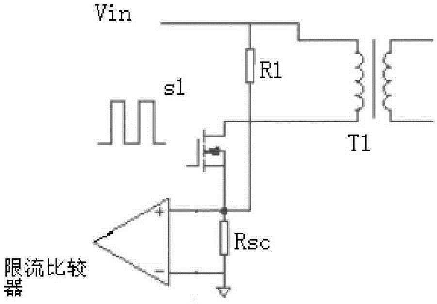 An overcurrent protection circuit for a three-way output dc/dc converter