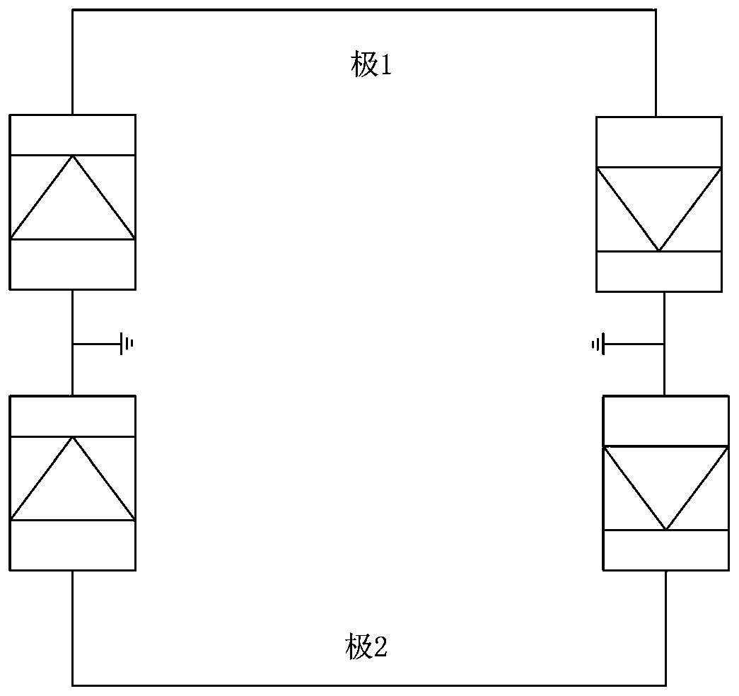 Line longitudinal differential protection method applicable to three-terminal conventional DC transmission system