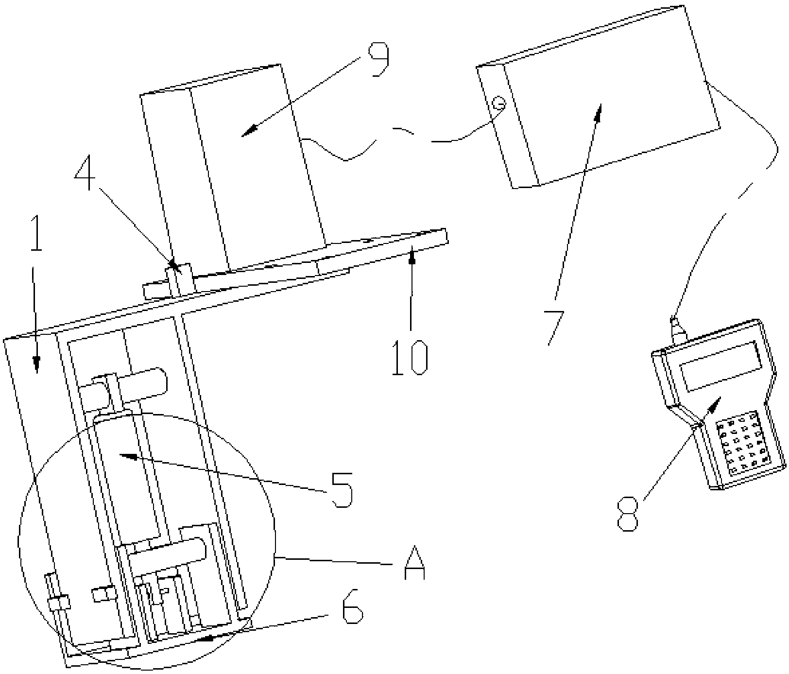 Mechanical arm auxiliary mechanism
