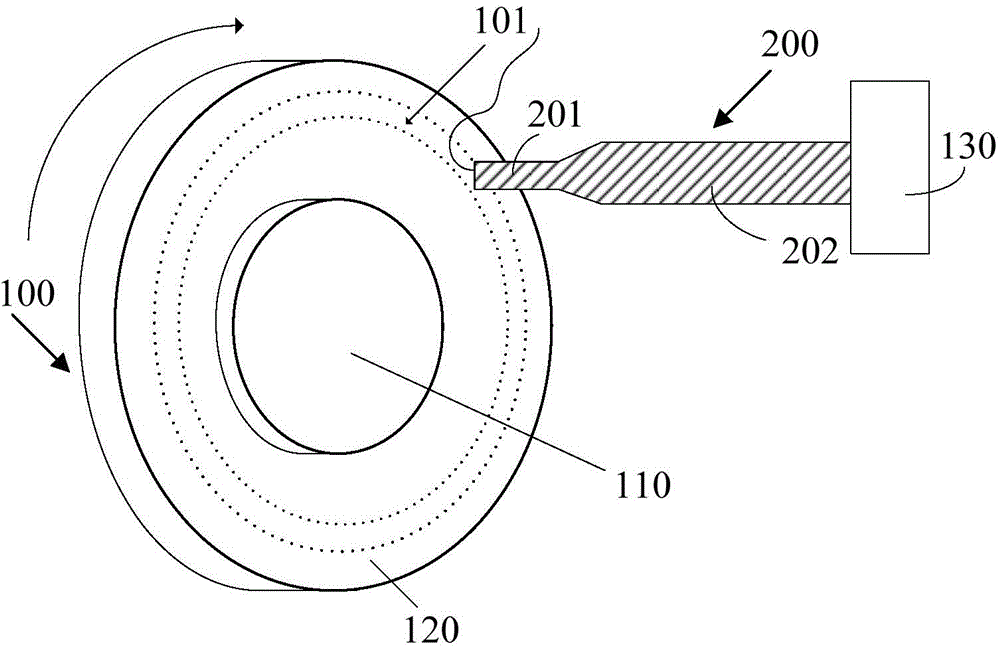 Target material component and preparation method thereof
