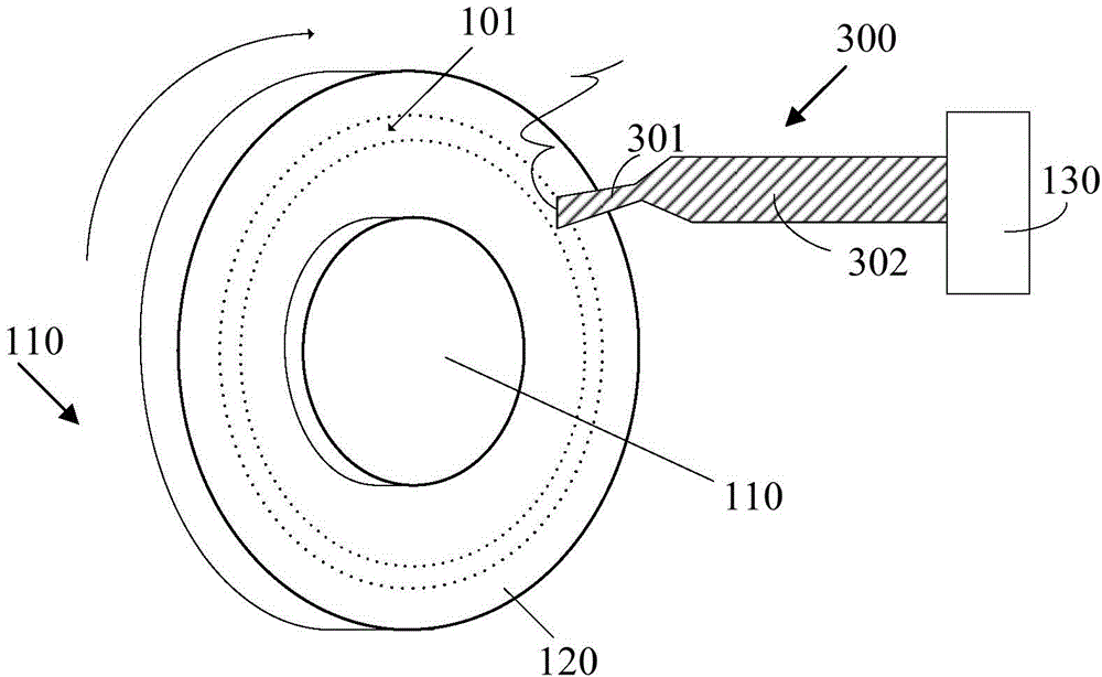 Target material component and preparation method thereof