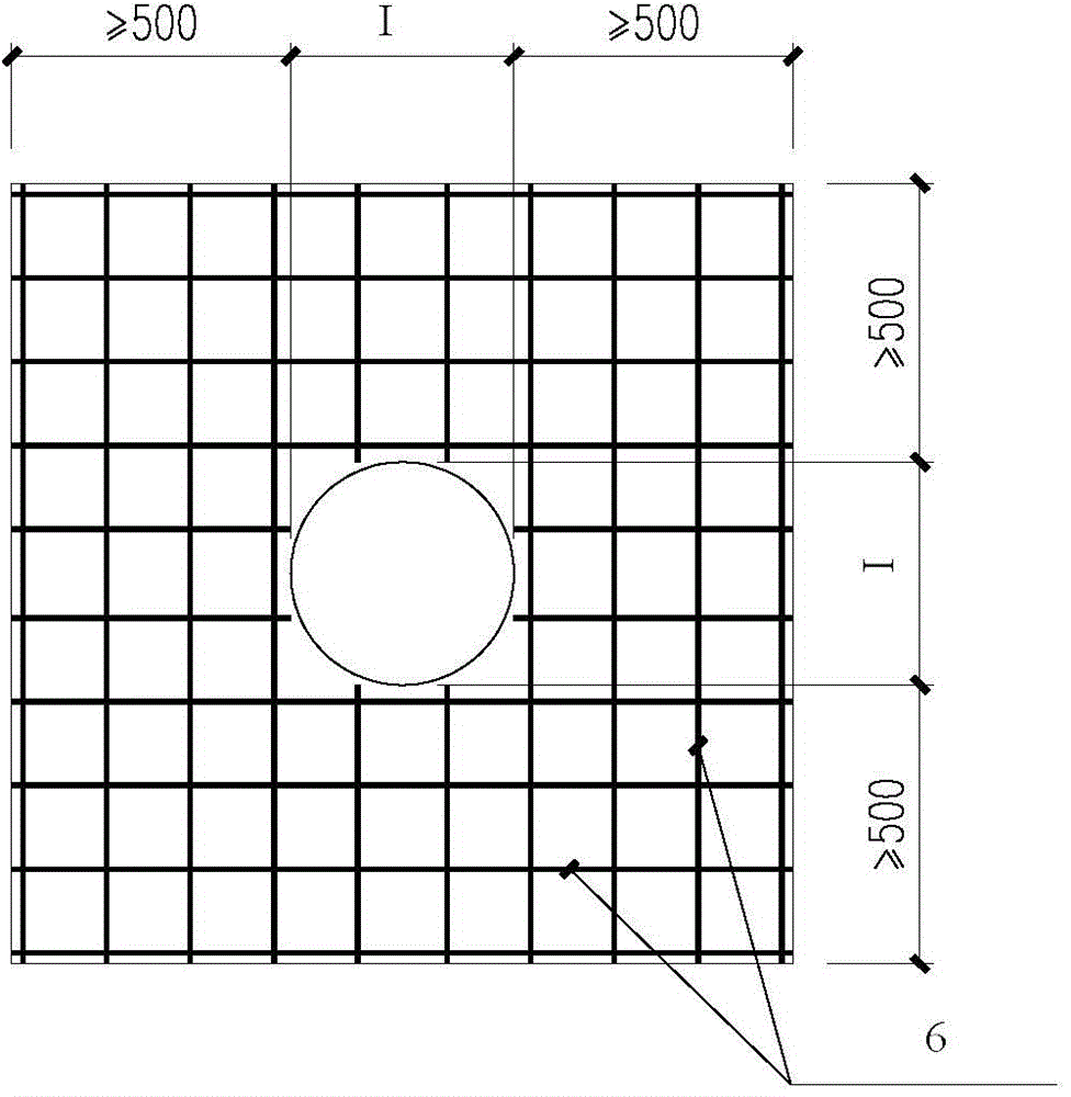 Built-in structure for high-pile base pile foundation