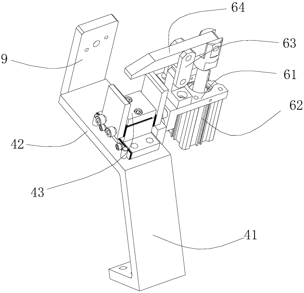Welding device for special-shaped elbow