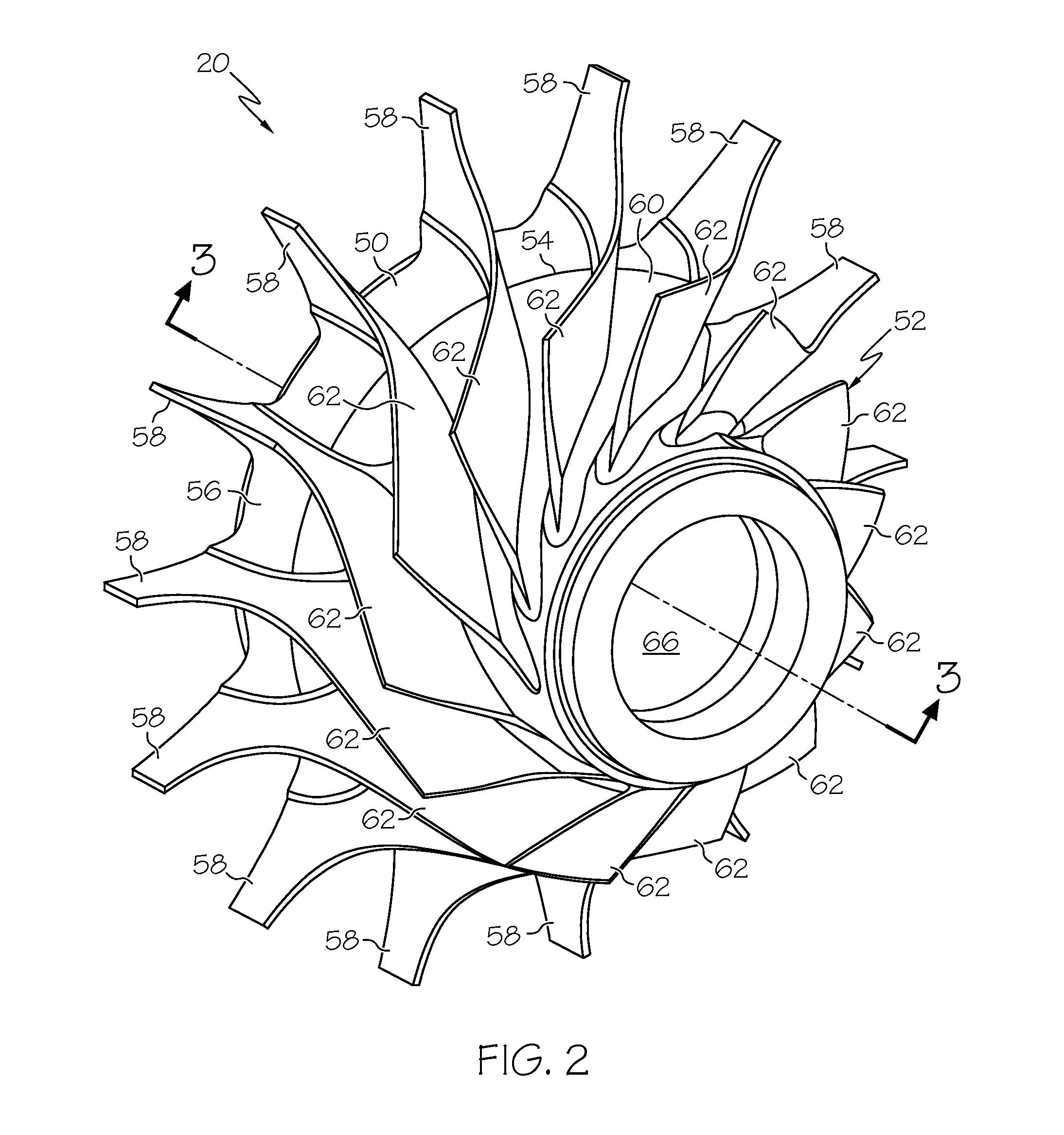Axially-split radial turbine
