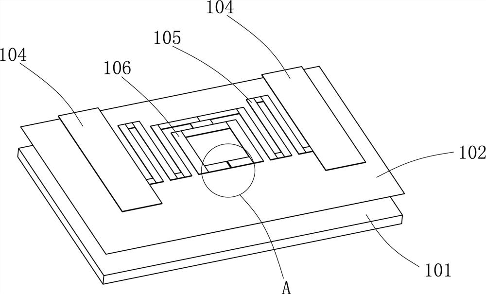 Temperature and humidity displacement measurement electronic tag