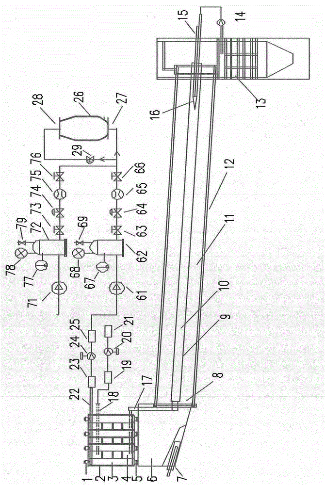 Control device and method for converter smelting through CO2 and argon of rotary kiln