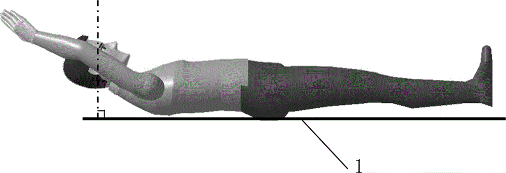 Head support for PET/CT (positron emission computed tomography) scanning bed