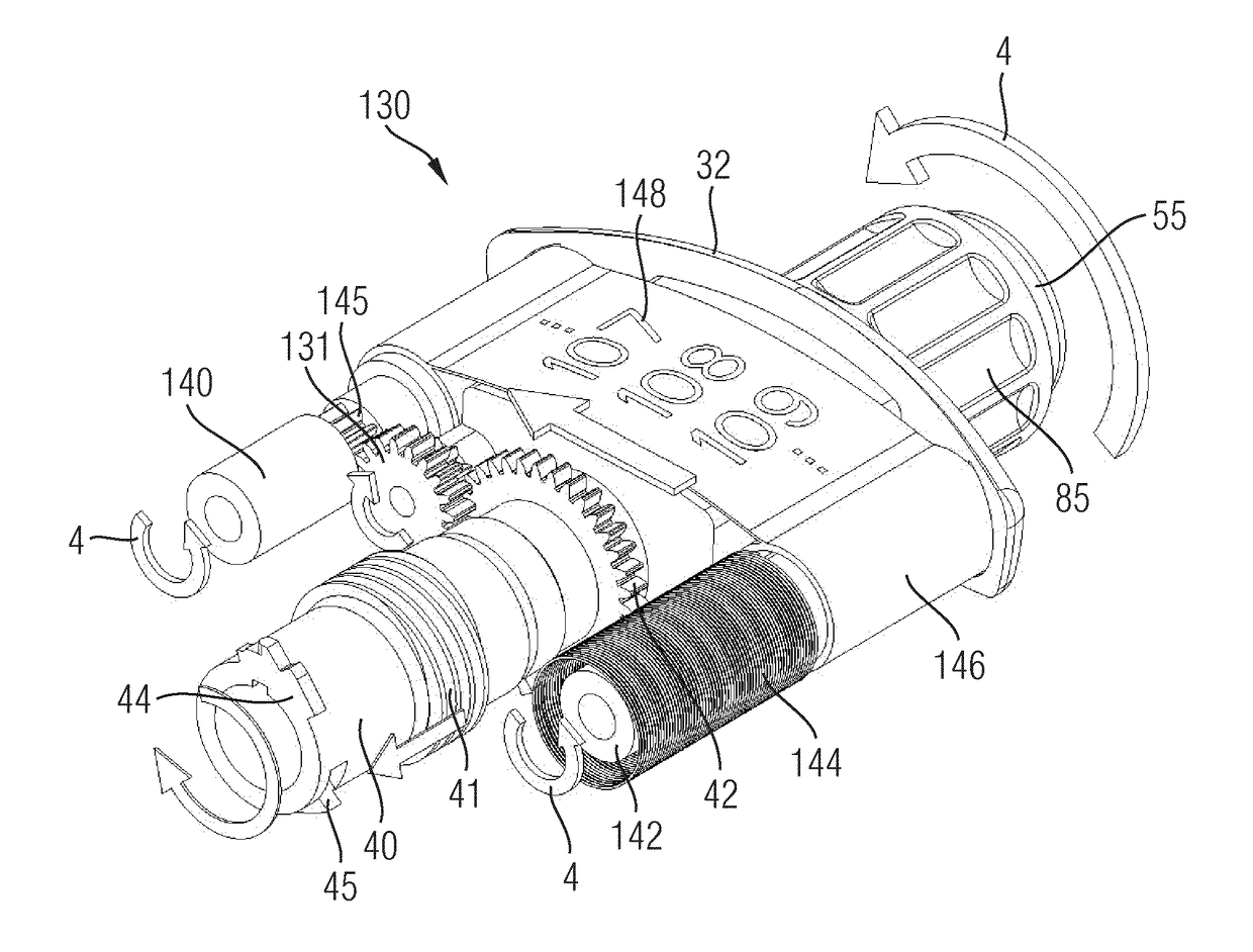 Drive mechanism of a drug delivery device