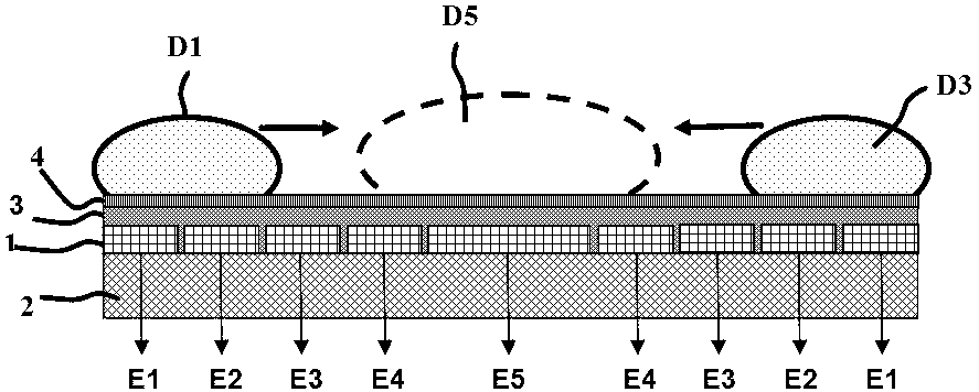 An automated droplet mixing chip with a single plane and a single electrode control method thereof