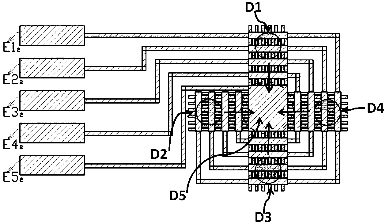 An automated droplet mixing chip with a single plane and a single electrode control method thereof