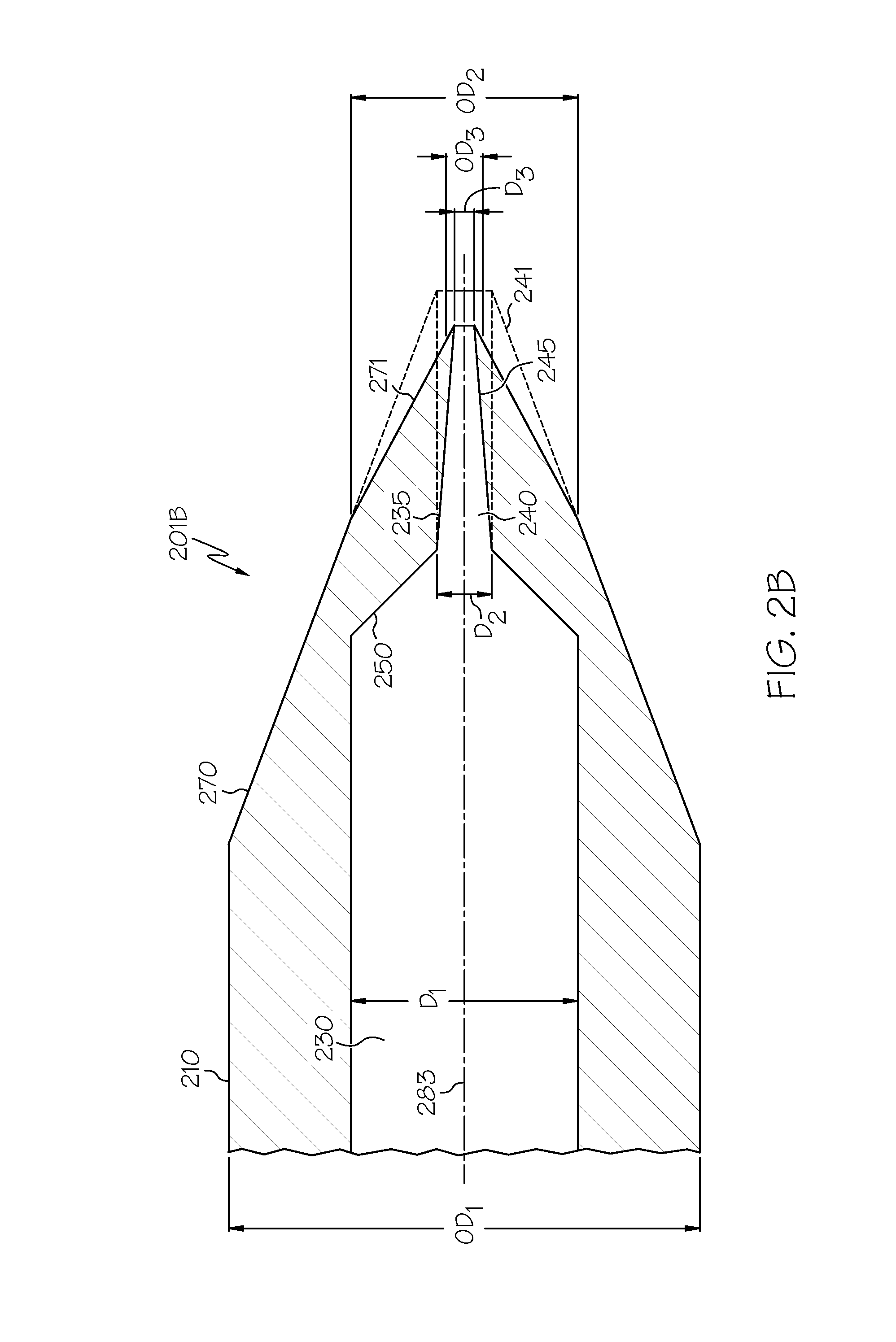 Method for manufacturing a material dispense tip