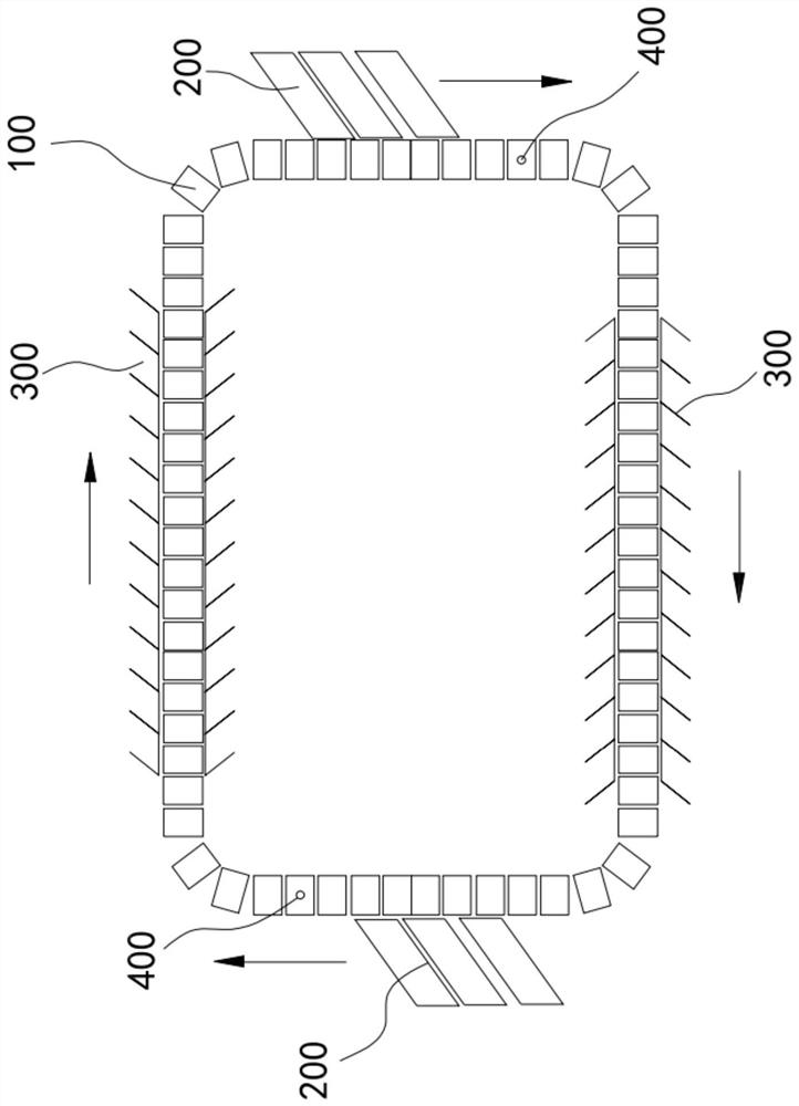 Parcel discharging method and parcel discharging control system of ...