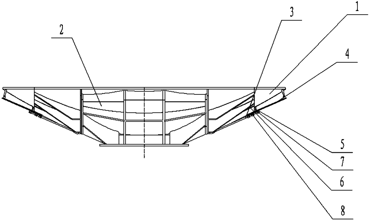 Automatic unfolding sliding type parabolic antenna