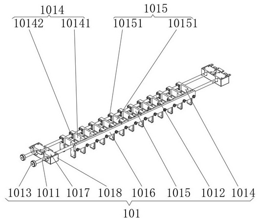 Battery cell centering and positioning device for new energy battery production line